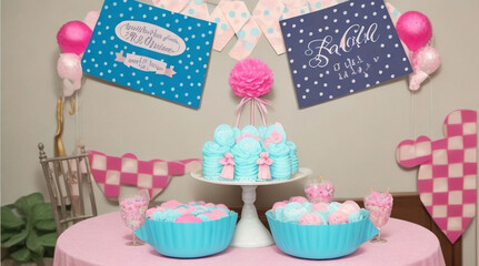 birthday cupcakes set