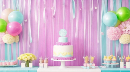 birthday cake with candles