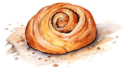 Heavenly Delight: Freshly Baked, Perfectly Spiraled Cinnamon Roll!