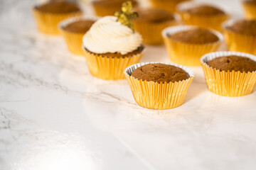 Gingerbread cupcakes