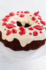 Red velvet bundt cake