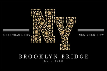 shiny slogan graphic for t shirt