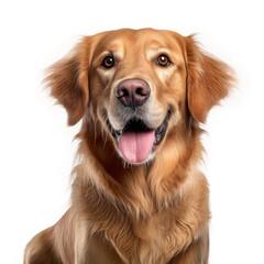 Golden Retriever , Isolated On Transparent, PNG, HD