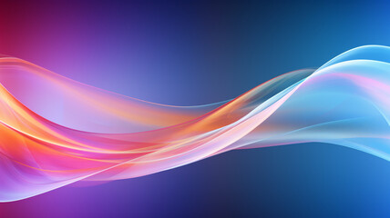 Minimal futuristic twisted soft waves background with copy space.