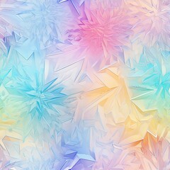 a seamless tileable texture of smooth ice crystals frosted window generative AI
