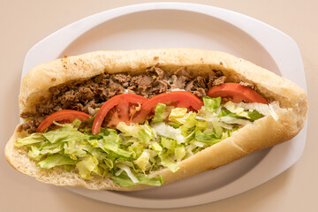 Cheesesteak hoagie