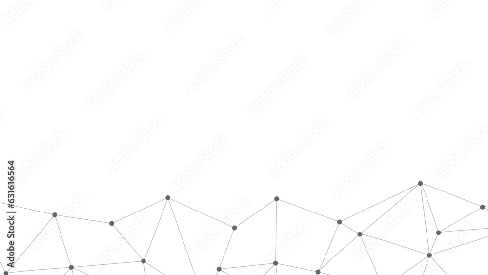 Poster Abstract technology background. Plexus mesh backdrop. Vector
