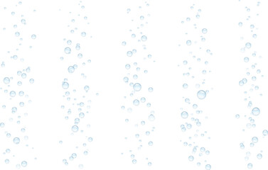 Soda water with bubbl fizz. Effervescent pill dissolves sparkling air gas oxygen stream up from underwater. Simple champagne fizzy texture.