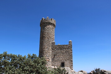 Castillo de Torrelodones, al lado de la Autopista A6, cerca de Madrid