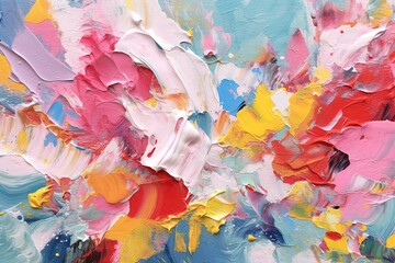 Bold Brushstrokes, Intricate Patterns, and Captivating Colors: Unveiling an Abstract Painting Masterpiece, generative AI