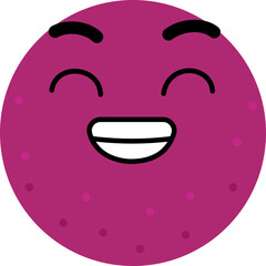 Passionfruit Face Teeth Smile