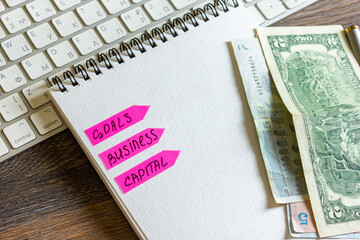 money in the form of a note