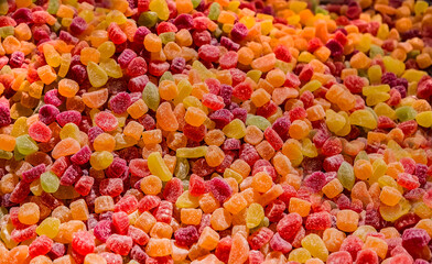 sweet colored jelly marmelade