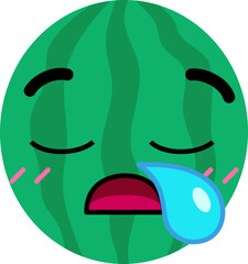Watermelon Face Sleep Sleepy
