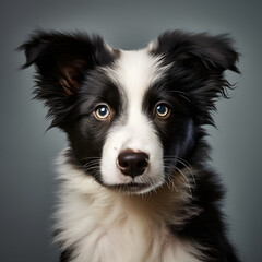 Obraz na płótnie Canvas border collie puppy