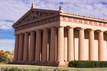 Obraz premium The Parthenon in Centennial Park, in Nashville, Tennessee