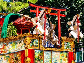 京都、祇園祭後祭山鉾巡行の鯉山