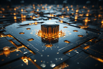 futuristic processor, quantum computing, chatgpt