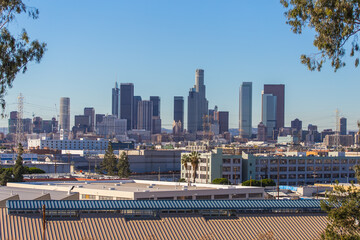 Downtown Los Angeles City Skyline