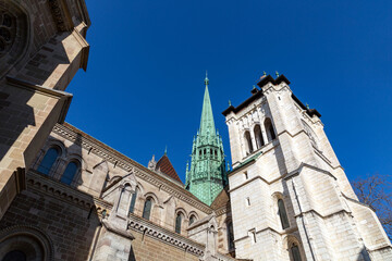 Saint Pierre Cathedral in Geneva, Switzerland