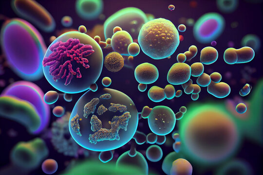 Moraxella catarrhalis bacteria, 3D illustration. Gram-negative aerobic bacterium, diplococcus, causes infections of respiratory system, central nervous system, middle ear, eye and joints