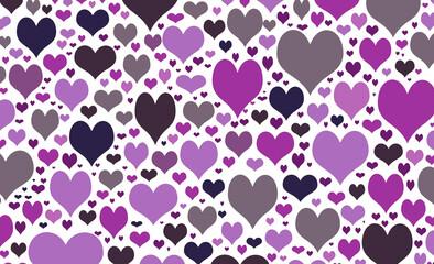 Seamless love heart pattern