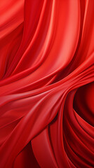 Fototapeta premium Smooth satin waves of patriotic elegance waving, Instagram story template background