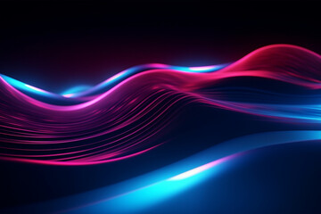 abstract futuristic background with glowing neon moving high. Data transfer concept wallpaper