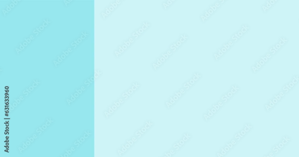 Wall mural simple transition animation. modern blue shapes transition in horizontal direction on green screen c