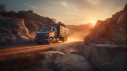 Unleashing the Thrill: Conquer the Expanse in an Ultimate Off-Road Expedition through Stunning Deserts and Majestic Landscapes, generative AI