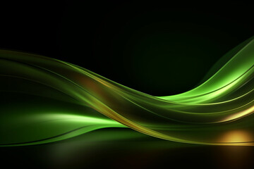 Obraz premium abstract futuristic background with glowing neon moving high