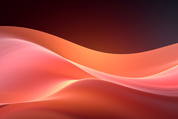 abstract futuristic background with glowing neon moving high