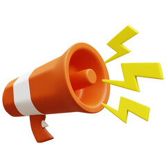 3d Megaphone