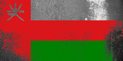 oman flag texture as a background