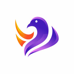 This logo has two side faces. When seen facing left, will be the head of the eagle. If to the right, will be the wing shaped letter F. Creative and unique logo design.