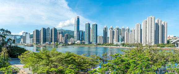 香港のマンション群