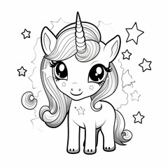 line_drawing_unicorn