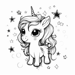 line_drawing_unicorn