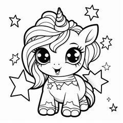 line_drawing_unicorn