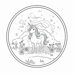 line_drawing_unicorn