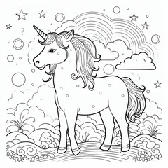 line_drawing_unicorn