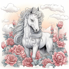 line_drawing_unicorn