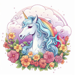 line_drawing_unicorn