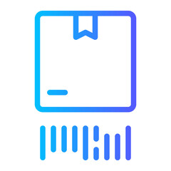 barcode gradient icon