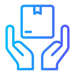 delivery gradient icon