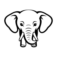 elephant vector illustration logo