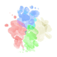 Vector abstract watercolour splatter design.
