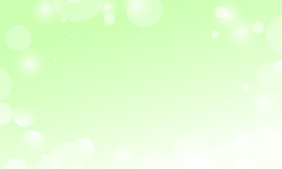 Vector bokeh green abstract background