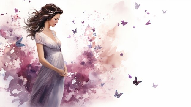 Pregnancy And Infant Loss Awareness Month Generative AI