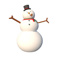 snowman with hat
